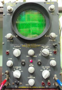 Wide Band Oscilloscope S-55; PACO Electronics Co. (ID = 2556889) Equipment