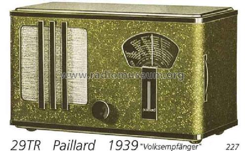 29TR; Paillard AG; St. (ID = 2145) Radio