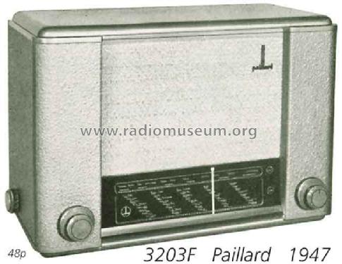 3203F; Paillard AG; St. (ID = 2168) Radio