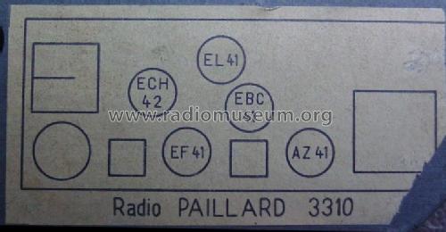 3310; Paillard AG; St. (ID = 720870) Radio