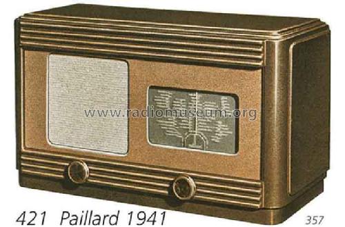 421; Paillard AG; St. (ID = 2157) Radio