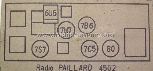 4502; Paillard AG; St. (ID = 736019) Radio