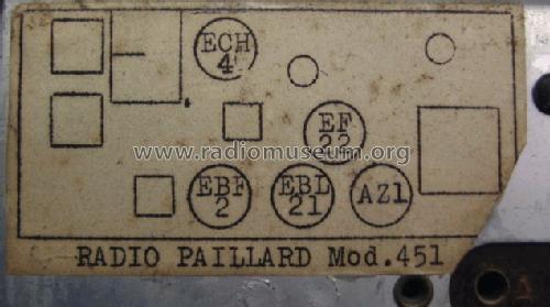451; Paillard AG; St. (ID = 728006) Radio