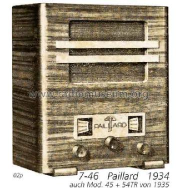 54TR; Paillard AG; St. (ID = 711475) Radio