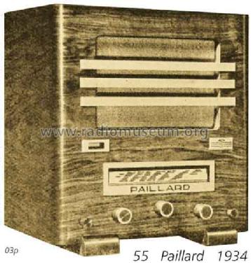 55; Paillard AG; St. (ID = 2127) Radio