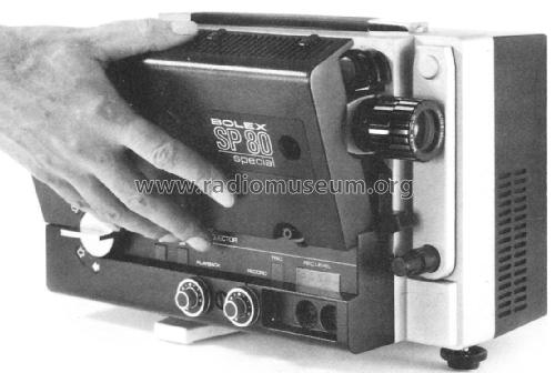 Bolex Magnetic Sound Projector SP 80 Special; Paillard AG; St. (ID = 2462163) Ton-Bild