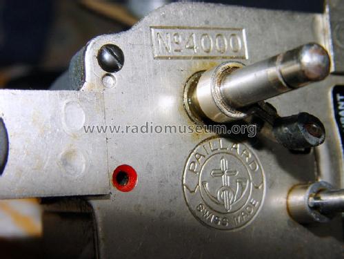 Gramophone Motor No 4000; Paillard AG; St. (ID = 1883843) Misc