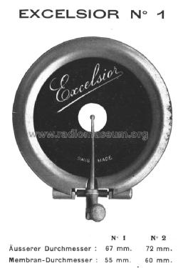 Reproducer Excelsior No 2; Paillard AG; St. (ID = 1665439) Micrófono/PU