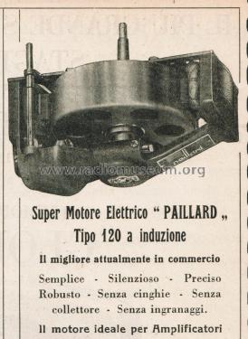 Induction Motor No. 120; Paillard AG; St. (ID = 2678969) Diverses