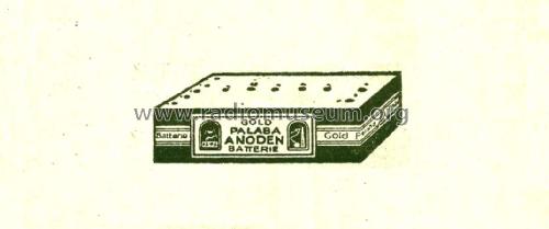 Anoden Batterie Gold Palaba; Pála Elemgyár RT. (ID = 2206921) Aliment.