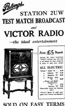 Victor Phono & radio Combination 3 ; Paling, WH, & Co.; (ID = 1836580) Radio