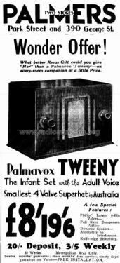 Palmavox Tweeny ; Palmavox Brand, F.J. (ID = 2416962) Radio