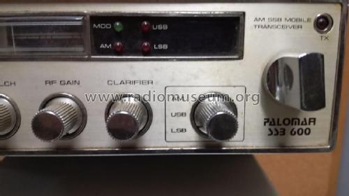 AM SSB Mobile Transceiver SSB 600; Palomar Electronics (ID = 2627023) Citizen