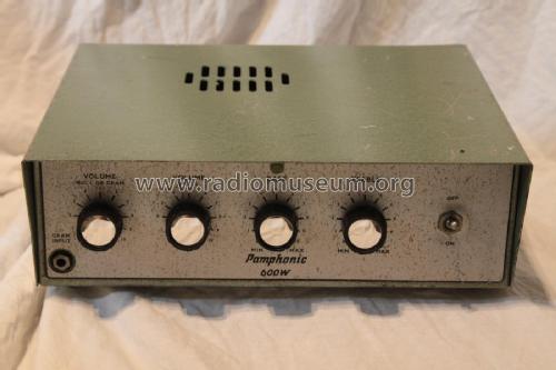 Amplifier Type 600W 600/12; Pamphonic (ID = 2017039) Ampl/Mixer