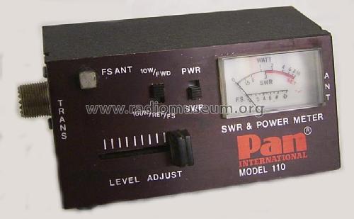 SWR & Power Meter Model 110; Pan International (ID = 1938128) Citizen