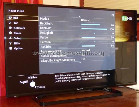 Smart LED-LCD-TV TX-39ASW504; Panasonic, (ID = 1896252) Television