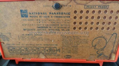 2-Band All Transistor RL-231R; Panasonic, (ID = 2499463) Radio