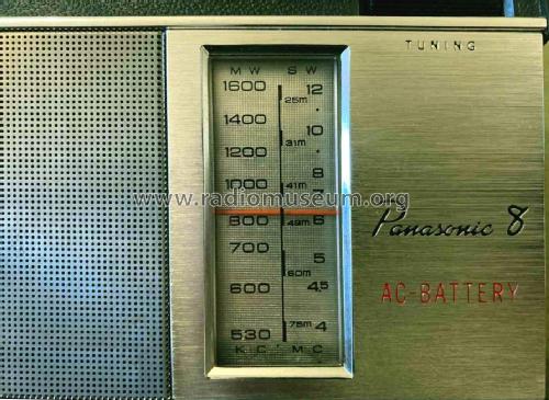 Panasonic 8 2-Band 8 Transistor R-205HB; Panasonic, (ID = 2549757) Radio