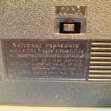 2-Band 8-Transistor R-211 J; Panasonic, (ID = 2738315) Radio