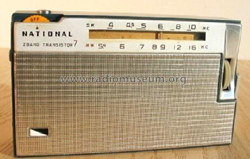 National 2 Band Transistor 7 AB-175U; Panasonic, (ID = 1687901) Radio