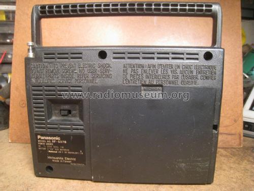 AC-Battery 2-Band Receiver RF-537; Panasonic, (ID = 1954056) Radio