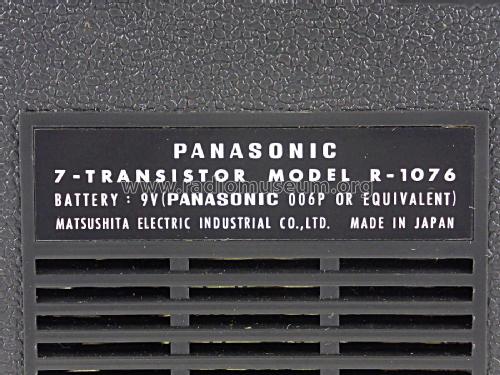 All Transistor R-1076; Panasonic, (ID = 2351878) Radio