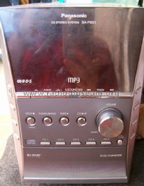 CD Stereo System SA-PM31; Panasonic, (ID = 1643518) Radio