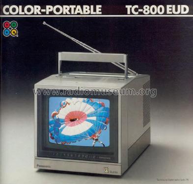 Color Television TC-800EU ; Panasonic, (ID = 1886753) Televisore