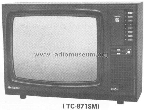 Color Television TC-871SM Ch= PBX-M8A2; Panasonic, (ID = 1974580) Television