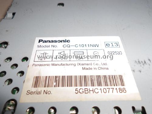 CQ-C1011NW; Panasonic, (ID = 2288826) Car Radio