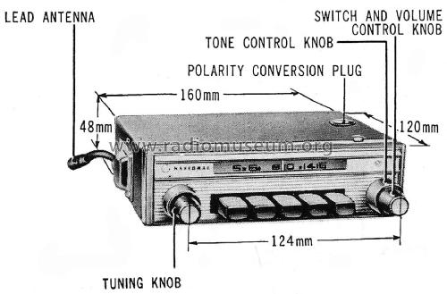 CR-1453A; Panasonic, (ID = 2253956) Car Radio