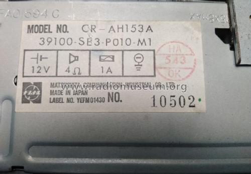 National CR-AH153A; Panasonic, (ID = 2661545) Car Radio