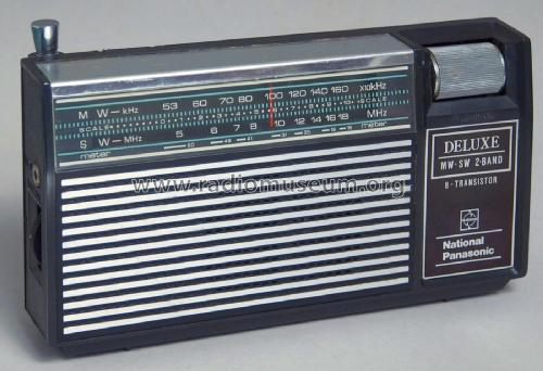 Deluxe MW-SW 2-Band 8-Transistor R-214R; Panasonic, (ID = 3138004) Radio