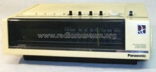 FM-AM 2-Band Electronic Clock Radio RC-6050; Panasonic, (ID = 1594878) Radio