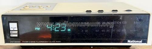 FM AM 2-Band Radio Fluorescent Clock Radio RC-6130BA; Panasonic, (ID = 2722982) Radio