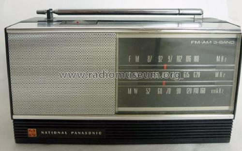 National Panasonic FM-AM 3 Band RF-621E; Panasonic, (ID = 1594260) Radio