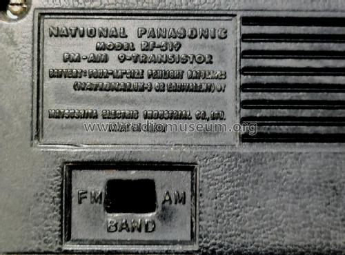 FM-AM Portable Radio RF-519; Panasonic, (ID = 2744867) Radio