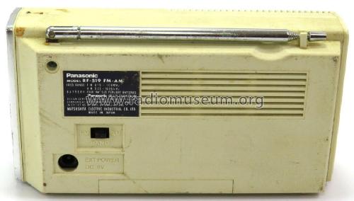 FM-AM Portable Radio RF-519; Panasonic, (ID = 2966188) Radio