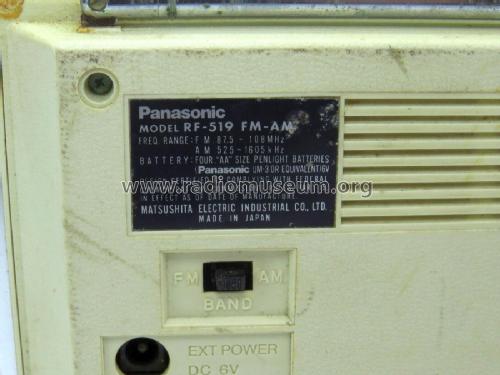 FM-AM Portable Radio RF-519; Panasonic, (ID = 2966189) Radio