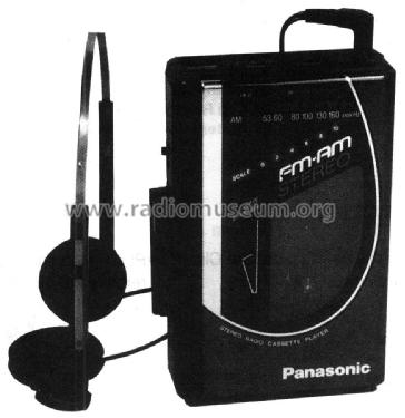 FM AM Stereo Radio Cassette Player RX-SA60; Panasonic, (ID = 2091823) Radio