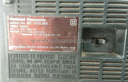GX-3 RF-1103JBA; Panasonic, (ID = 2632913) Radio
