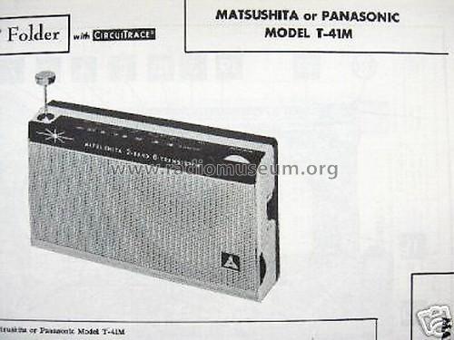 Matsushita 2 Band 8 Transistor T-41M; Panasonic, (ID = 1728662) Radio