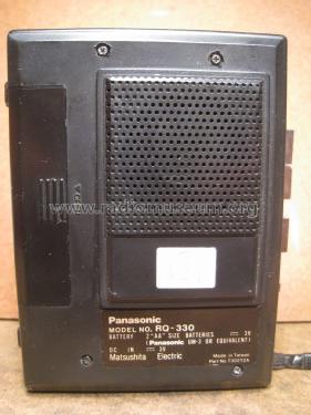 Mini Cassette Recorder RQ-330; Panasonic, (ID = 2013884) R-Player