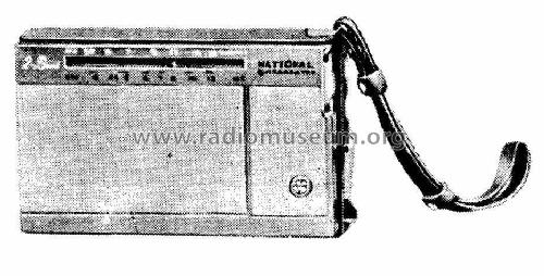 National 2 Band 6 Transistor T-20U; Panasonic, (ID = 1725259) Radio