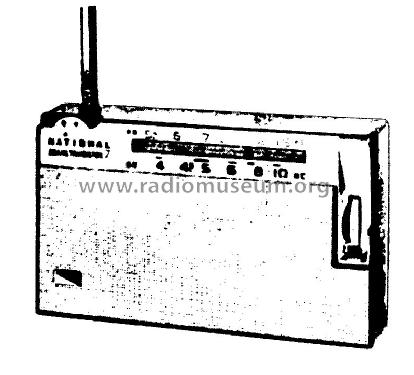 National 2 Band 7 Transistor EA-175; Panasonic, (ID = 1733859) Radio