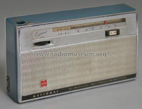 National 2-Band 8-Transistor Crystermat T-62; Panasonic, (ID = 2933891) Radio