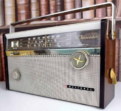 National 3 Band 8 Transistor T-66 Radio Panasonic National 3 Band 8 Transistor T-66 Radio Panasonic