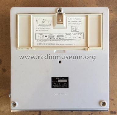 National 4-Track Monaural Tape Recorder RQ-116; Panasonic, (ID = 2950817) Enrég.-R