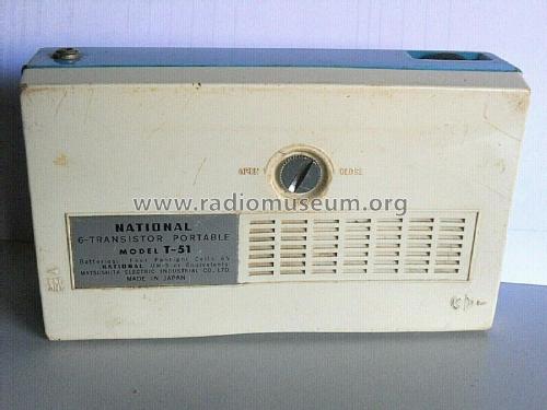 National 6-Transistor Portable T-51; Panasonic, (ID = 2435398) Radio