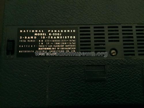 National Panasonic 2 Band 10 Transistor R-230J; Panasonic, (ID = 2354934) Radio